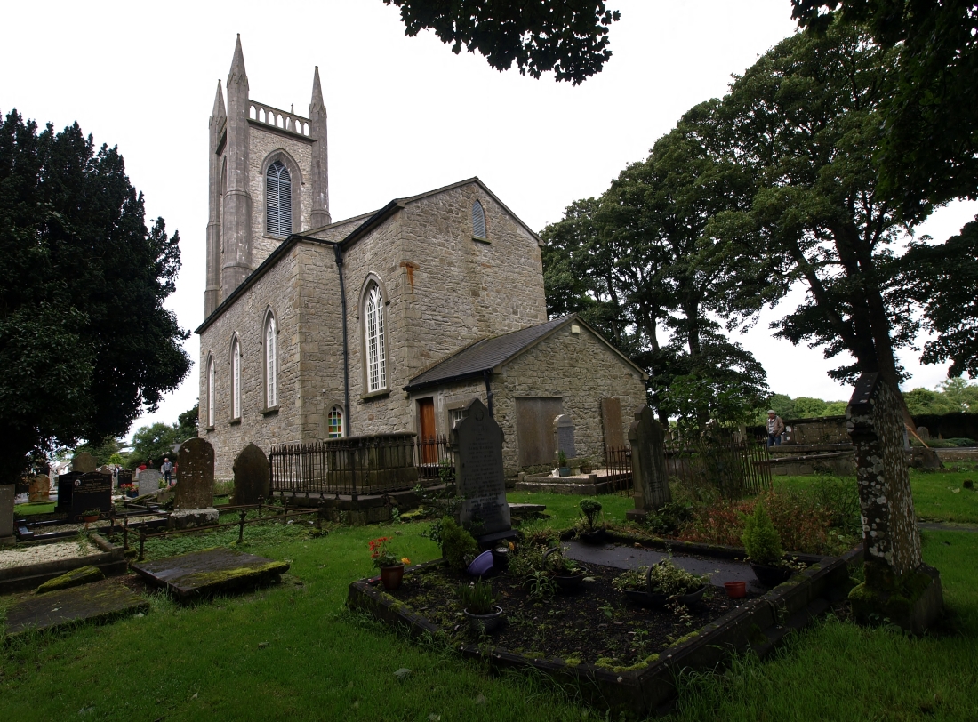 Le cimetière de Drumcliff et l'église St Columba
