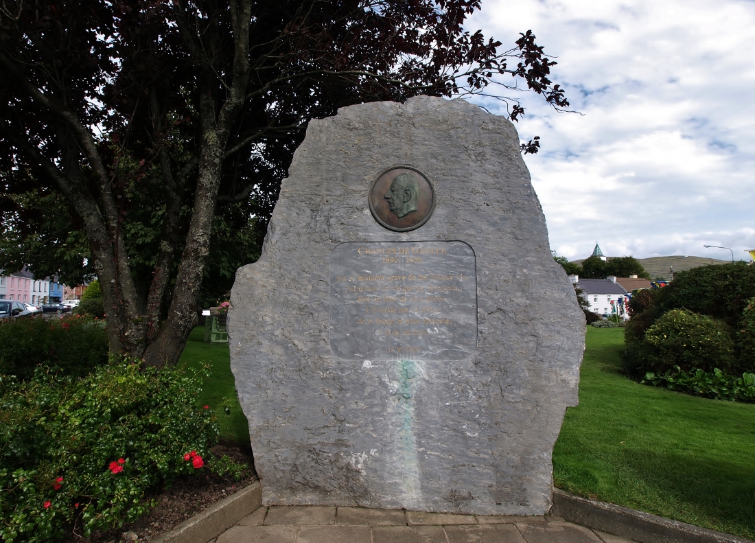 Sneem, le monument à de Gaulle